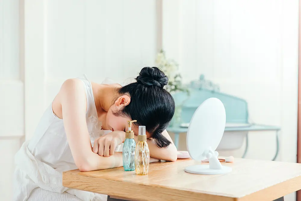 肌バリアの状態が良くない時期も。画像はイメージ。（写真／Adobe Stock）