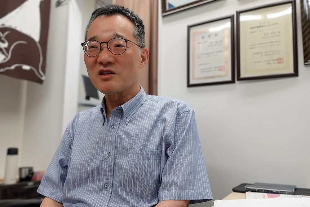 原井クリニック院長の原井宏明（はらい・ひろあき）氏（写真／編集部）