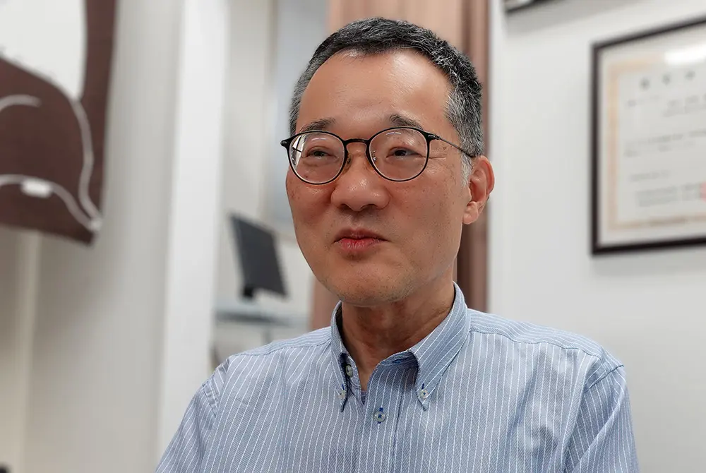 原井クリニック院長の原井宏明（はらい・ひろあき）氏（写真／編集部）
