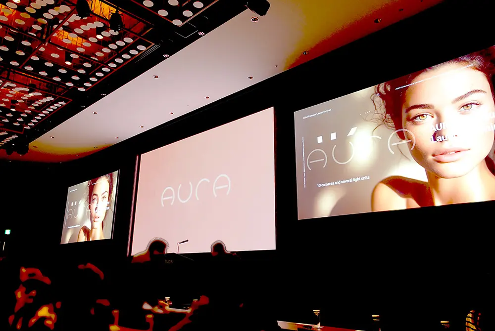 発表会では2D&3D画像を同時に撮影できる意義などが語られた。(写真/編集部)