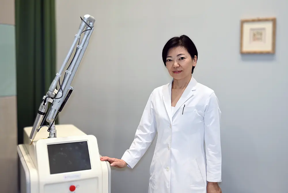 「6カ月を1セット」で考える。中田元子(なかた・もとこ)氏。Mスキンクリニック院長。(写真/中田氏)