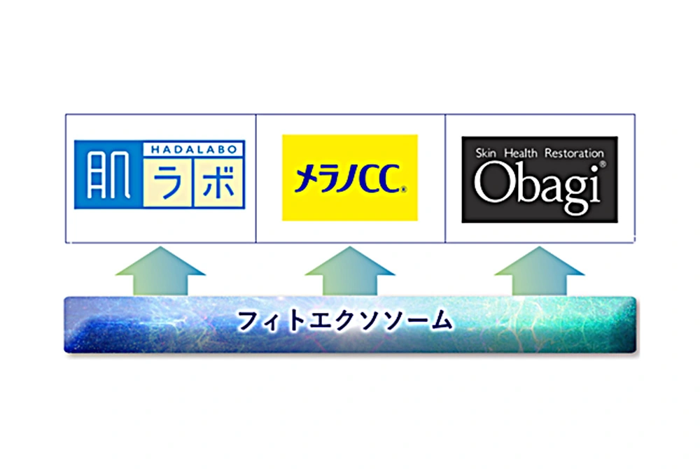 フィトエクソソームを主力スキンケアブランドに取り込む。（出典／ロート製薬）