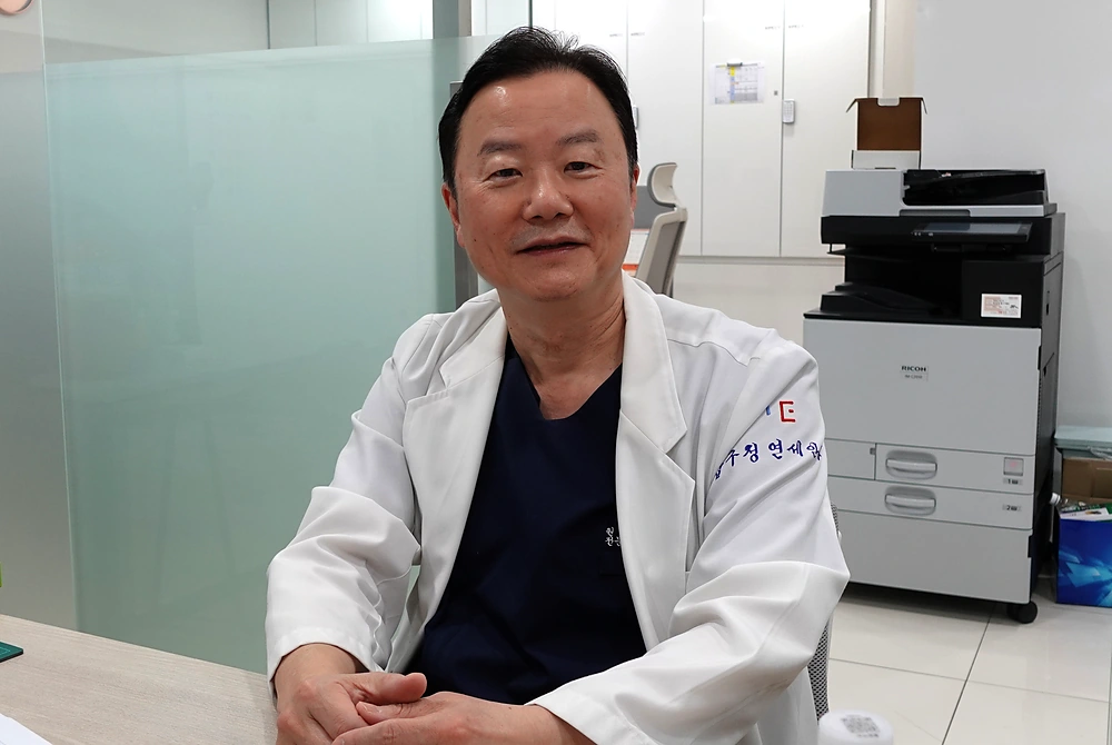 BEAUEYE VISION最高経営責任者で眼科医のイ・ドンホ氏。