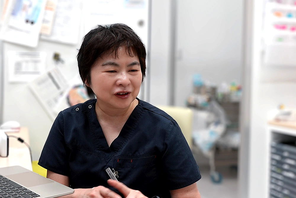菊地克子（きくち・かつこ）氏.。仙台たいはく皮膚科クリニック院長。（写真／編集部）