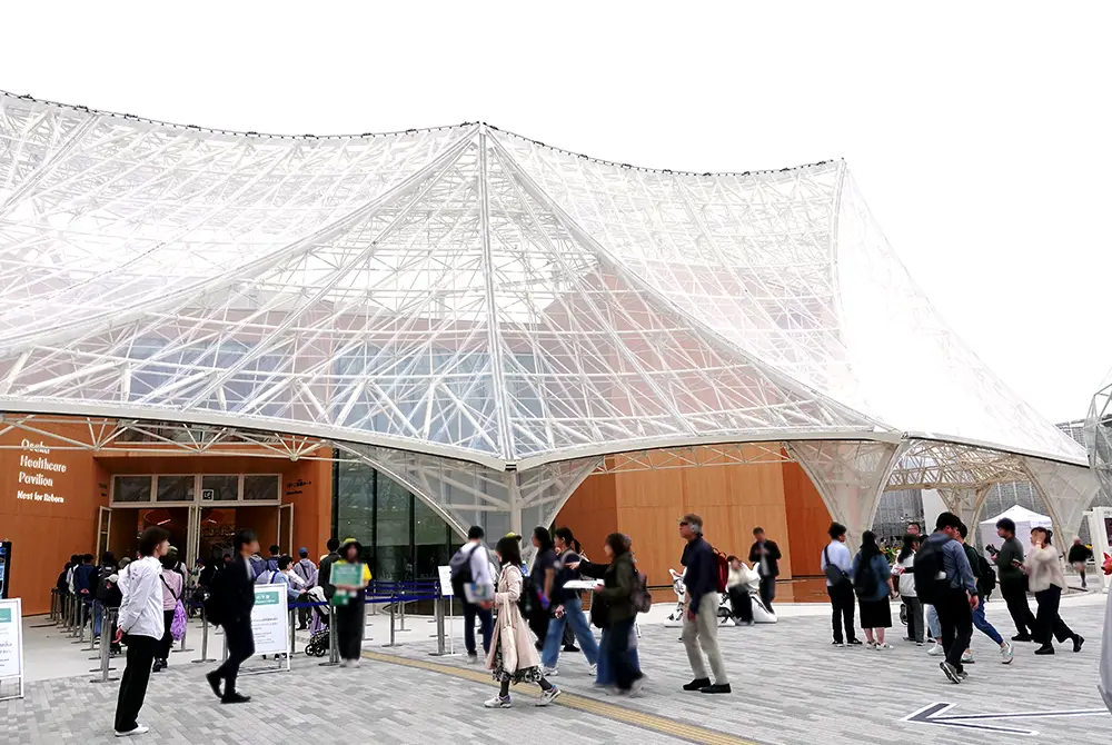 大阪ヘルスケアパビリオン。（写真／編集部）