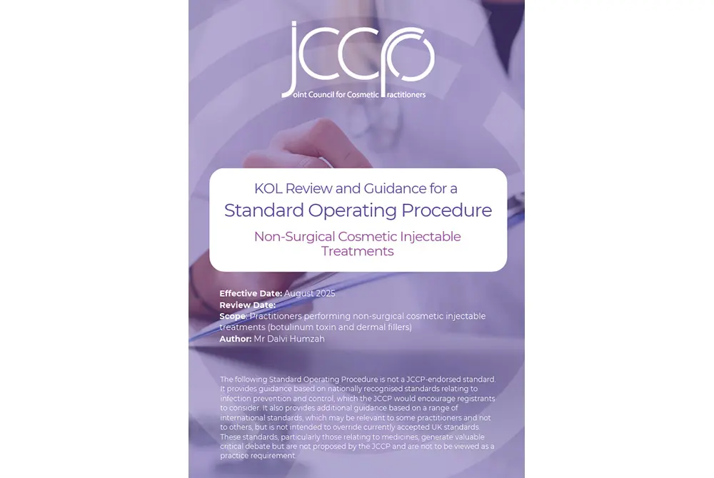 英国で出された手順書。（出典／JCCP）