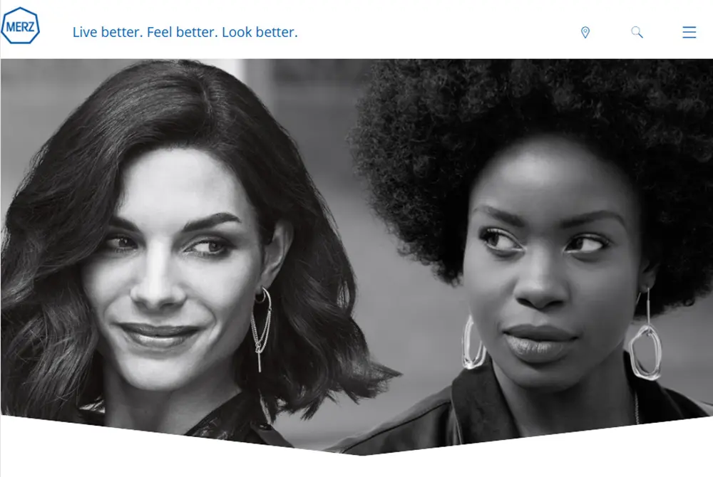 グループでデバイスも手掛けるドイツのメルツ。(出典/Merz Pharma)