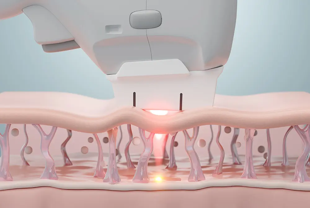 HIFU(高密度焦点式超音波治療、ハイフ)の機器としてドイツ企業メルツのウルセラが有名。画像はイメージ。(写真/Adobe Stock)