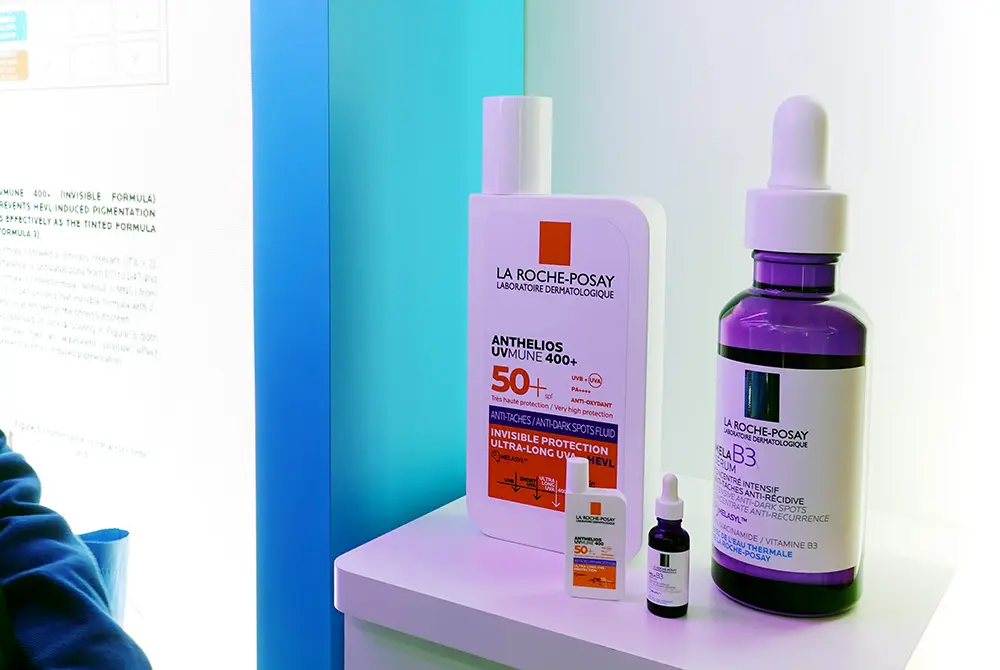 ラロッシュポゼ。可視光を抑えるUV対策製品を展開。(写真/編集部)
