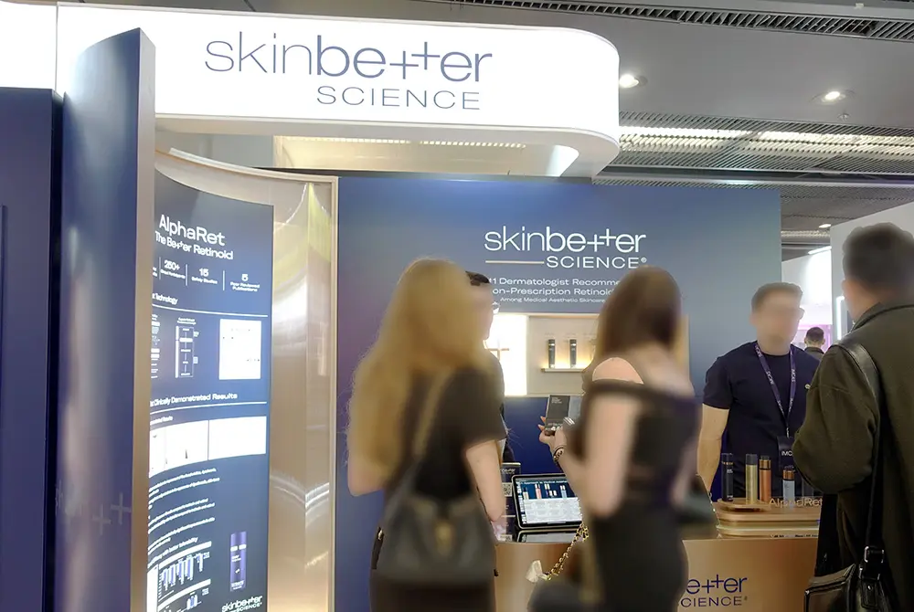 IMCAS展示会場。ロレアルのスキンベターサイエンス。(写真/編集部)