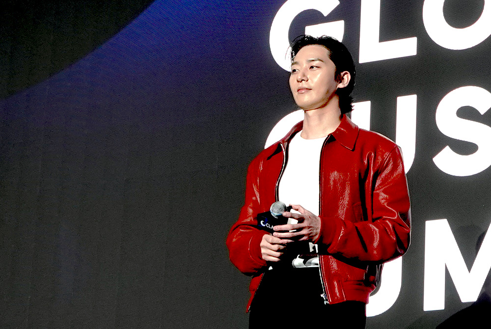 クラシスの会議に登場したパク・ソジュン。（写真／編集部）