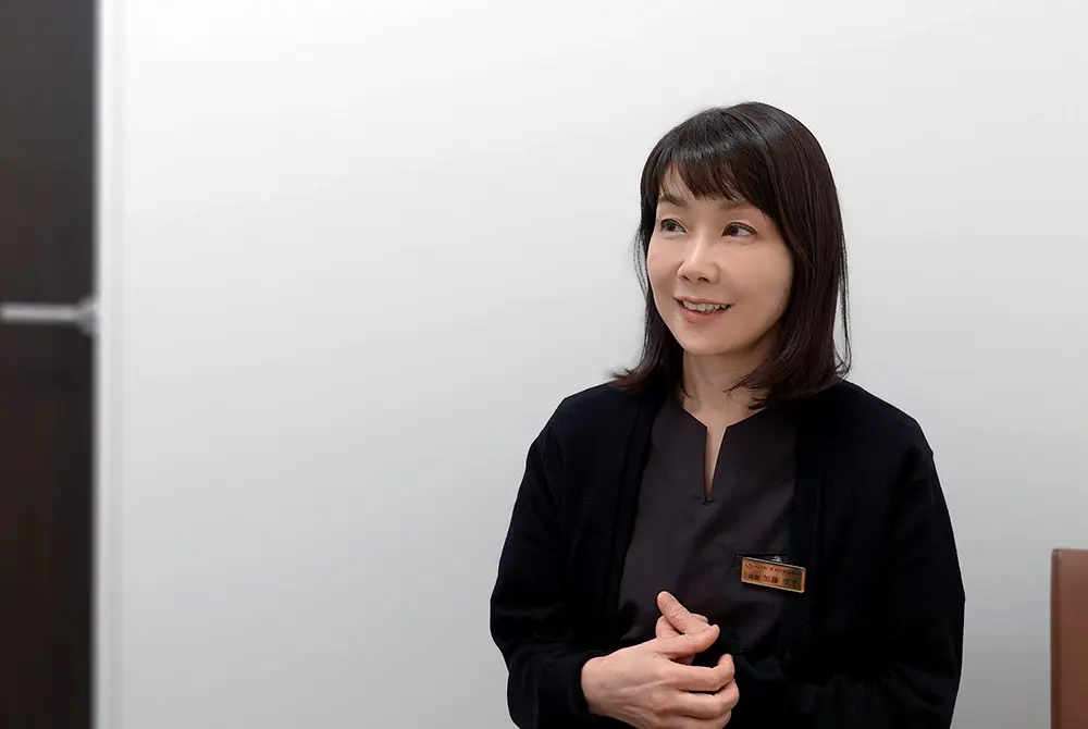 加藤聖子（かとう・きよこ）氏。麻布ビューティクリニック（AZABU BEAUTY CLINIC）理事長兼院長。（写真／編集部）