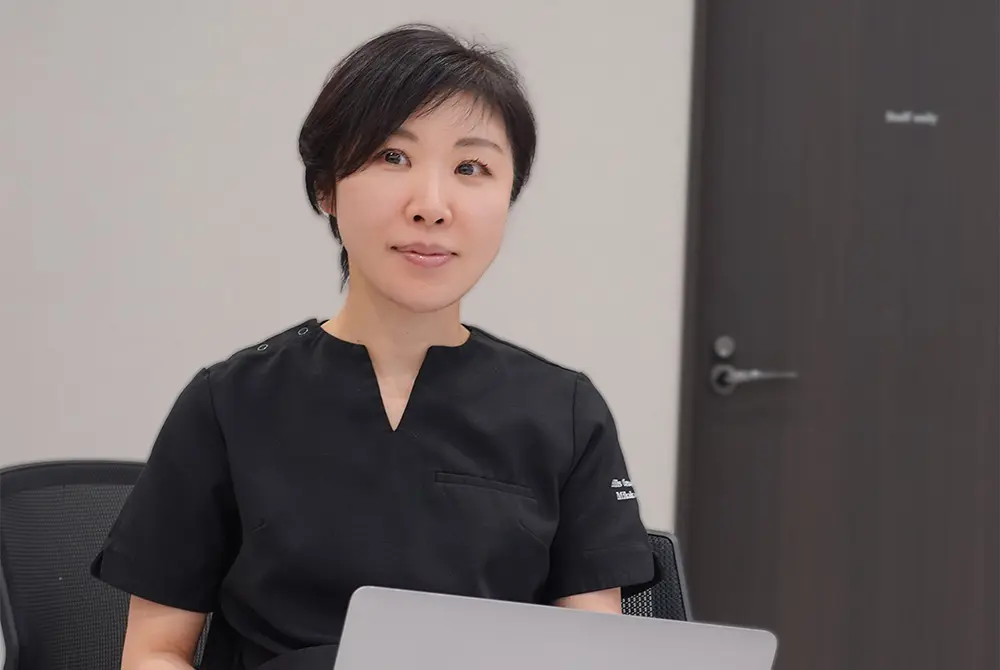奥美香子（おく・みかこ）氏。ヒルズグレイスクリニック（HILLS GRACE CLINIC）副院長。（写真／編集部）