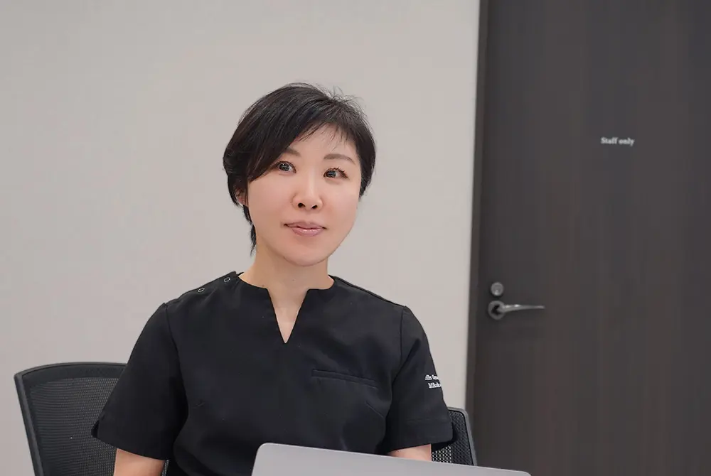 奥美香子（おく・みかこ）氏。ヒルズグレイスクリニック（HILLS GRACE CLINIC）副院長。（写真／編集部）